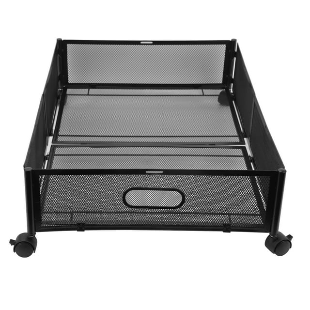 Contenant de Rangement en Métal sous le Lit,Contenants de Rangement sous le Lit Tiroir de Rangement sous le Lit Organisateur de Rangement sous le Lit Utilisation Pratique