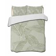 thumbnail image 2 of Summer Palm Leaf Twin XL Size Down Alternative Comforter, Lightweight Comforter Quilt Bedding Set with Pillow Shams Green Tropical Bloom Silhouettes All Seasons Bed Comforter Duvet Insert 68"x98", 2 of 7