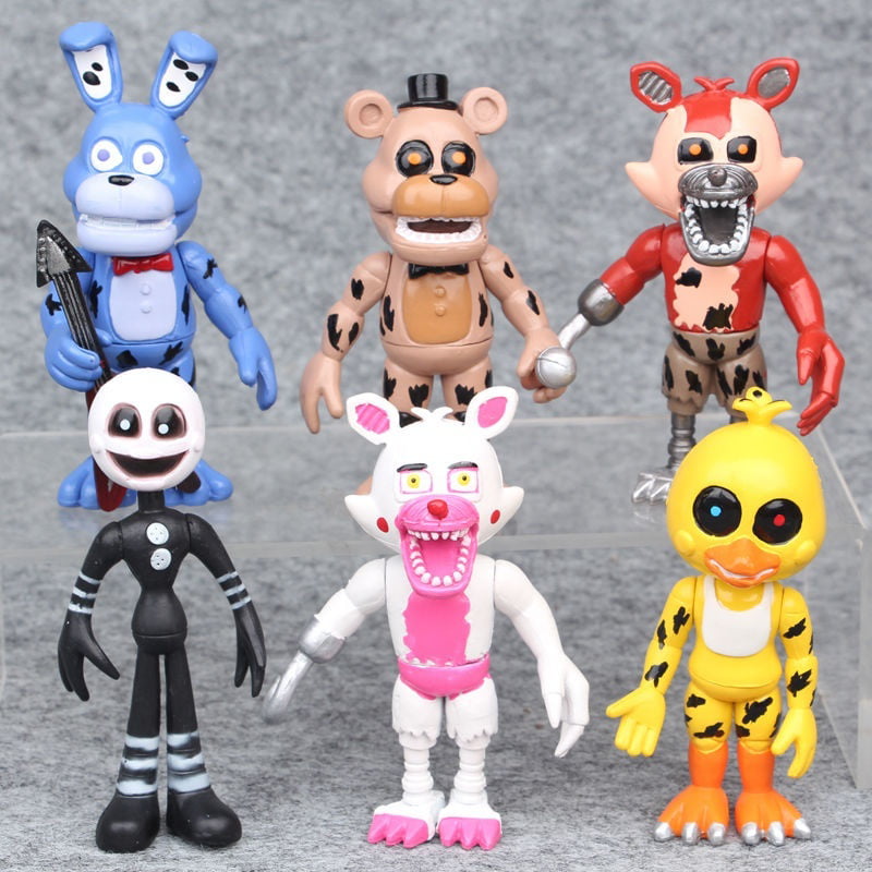 Five Nights At Freddy S 6 Pcs Fnaf Game Character Action Figures Doll Toy Gifts Action Figures Fzgil Toys Hobbies