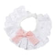 thumbnail image 3 of Babero para gatos, bandana para gatos, artículos para mascotas, disfraz, lazo bonito, bufanda para gatitos, bufanda de cuello redondo Rosa L, 3 of 9