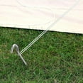 thumbnail image 5 of MySit 9 Inch Tent Stakes, Tent Stakes Metal with Hook, Heavy Duty Tarp Camping Stakes for Inflatables Outdoor Decorations, Gardening & Canopies, Tent Pegs, 60 Pack, 5 of 9