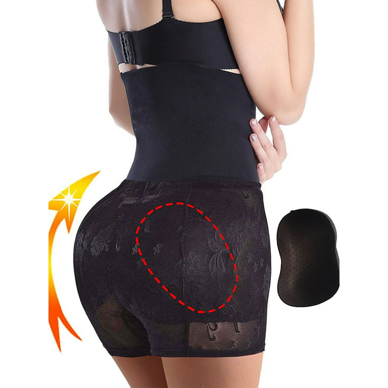 SAYFUT Women's Sexy Seamless Butt Lifter Hip Enhancer Boyshorts Body Shaper  Pants Tummy Control Panties Shapewear Underwear