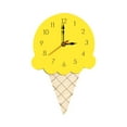 thumbnail image 2 of Ice Cream Wall Clock Silent Wooden Clock for Home Living Room, 2 of 6