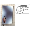 thumbnail image 2 of CRL 1001830 Stainless Steel 18-1/4" x 30-1/4" Standard Channel Theft-Proof Framed Mirror, 2 of 3