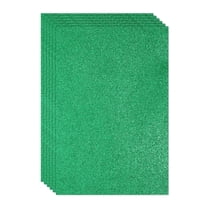 Uxcell 2mm(1/10") Thick Non Adhesive Glitter Foam Sheet 16x24inch(40x60cm) Dark Green, EVA Shiny Foam Board for Craft, 6 Pcs