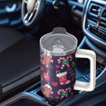 thumbnail image 5 of 30oz Christmas Ornaments Tumbler with Handle and Straw, Festive Holiday Stainless Steel Mug, Santa Snowman Cup, Xmas Gifts for Women Men, 5 of 5