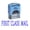 Blue Ink, variant on FIRST CLASS MAIL Self Inking Rubber Stamp Custom Shiny Office Stationary Stamp