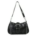thumbnail image 1 of Bolso Axila para Mujer para Dama Cool Style Hobo Bag Con Adorno Cadena (negro), 1 of 9