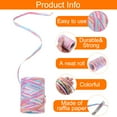 thumbnail image 4 of Uxcell Raffia Paper Craft Rope Handmade Twisted Paper Craft String Cord Rope for Decoration Gift Packaging Peach Pink, Orange, Light Pink, Light Blue, 4 of 6
