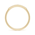 thumbnail image 2 of ANGARA Natural Pave Set Diamond Bar Ring with Milgrain in 14K Yellow Gold for Women (Size-2mm| Color-H| Clarity-SI2) | April Birthstone, Anniversary, Jewelry Gift for Women | Natural Diamond Ring, 2 of 11