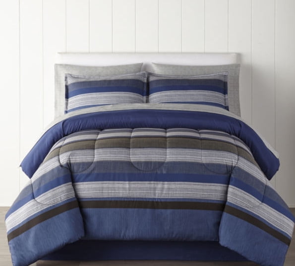 Nautical Stripe Twin Comforter Set 