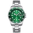 thumbnail image 3 of EGNMCR Montre à Quartz pour Homme Cudde Homme Mode Militaire Acier Inoxydable Date Sport Montre-Bracelet Analogique à Quartz Montre, 3 of 8