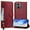 Winered, variant on Decase Case for Moto G Power (2025), Wallet Phone Case Leather Stand Cover with Shoulder Strap, Wireless Charging,Winered