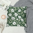 thumbnail image 2 of Creowell Vintage Flower Pillow Covers  Sage Green Floral Decor Throw Pillows Case for Couch Old Style Cute Pillowcase Outdoor Decorative Cushion Cases for Sofa Bed Decorations White, 2 of 5