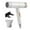 White, variant on LSLJS Electric Hair Dryer with Diffuser, High-Powered Negative Ionic Hair Care Blow Dryer with Nozzle, Low Noise Professional Salon Hairdryer Intelligent Temperature Control for Normal & Curly Hair