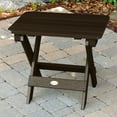 thumbnail image 2 of Highwood Furniture Folding Adirondack Side Table-Finish:Weathered Acorn, 2 of 3