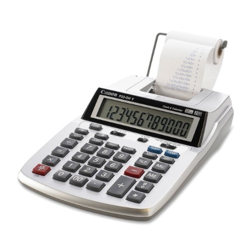 Canon P23DH V 2 color miniDesktop Printing Calculator