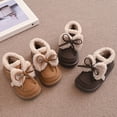 thumbnail image 5 of NOKIO Children'S Cozy Slip-On Short Boots Girls Spring Autumn Winter Cotton Shoes Plus Velvet Warm Versatile Short Boots Girls Soft Bottom Non Slip Boots, 5 of 8