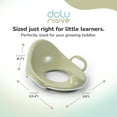 thumbnail image 3 of Dolu Nuve Toddler Toilet Training Seat Insert with High-Arched Backrest, Green, 3 of 6