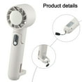 thumbnail image 2 of Refrigeration Handheld Small Fan With Digital Display 5-Speed Folding Hanging, 2 of 9
