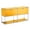 Yellow, variant on SAINCH Modern Metal Storage Cabinet, 2-Tier Galvanized Frame Side End Table with Open Shelf for Bedroom Living Room Home Office,Blue