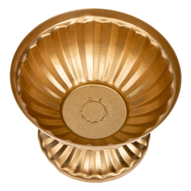COSMOBETTY Jarrón De Metal Dorado Para De Hogar Para Arreglo Floral Y Eventos
