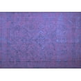 thumbnail image 1 of Ahgly Company Indoor Rectangle Persian Blue Bohemian Area Rugs, 2' x 4', 1 of 4