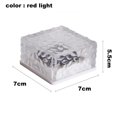 thumbnail image 2 of Luces solares de ladrillo – Luces solares de cubitos de hielo, luces LED de paisaje para decoración de caminos de jardín (paquete de 4), 2 of 5