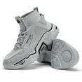 thumbnail image 4 of BOSTEXI Mens Fashion Sneakers Slip on Walking Shoes High Top Casual Shoes for Men, 4 of 5