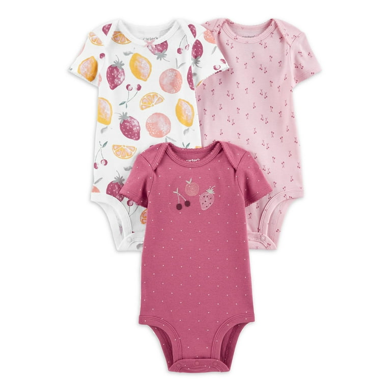 Carter s Child of Mine Baby Girl Bodysuit and Pants Outfit Set 5