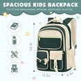 thumbnail image 2 of DAKIMOE Kids Backpack School Backpacks for Teens Cute Girlish Middle High School Bookbag Large Capacity Lightweight Waterproof Daypack for College Students, 2 of 7