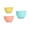 Yellow, Aqua, Coral, variant on Farberware Professional Set of 3 Mixing Bowls, Aqua Sky