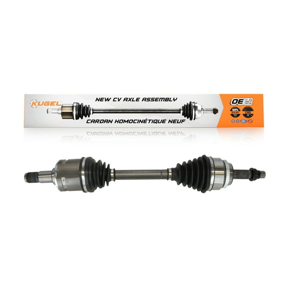 Kugel Front Left (Driver Side) CV Axle Shaft NCV-TO69455 for Car 2007-2011 Toyota Camry Hybrid with 2.4L 2AZ-FXE engine designation FULL HYBRID EV-GAS (FHEV) VIN B (5th Digit)