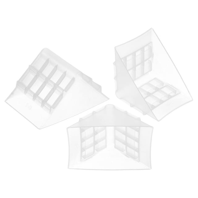 4Pack Corner Protectors 45x75mm Plastic Right Angle Corner Guards Cushion, White