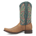 thumbnail image 2 of Dingo Mens True Grit Embroidered Square Toe Cowboy  Mid Calf Boots, 2 of 2