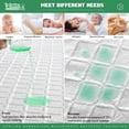 thumbnail image 4 of Protector de colchón UNILIBRA Twin XL impermeable 3D Air Bamboo, 4 of 6