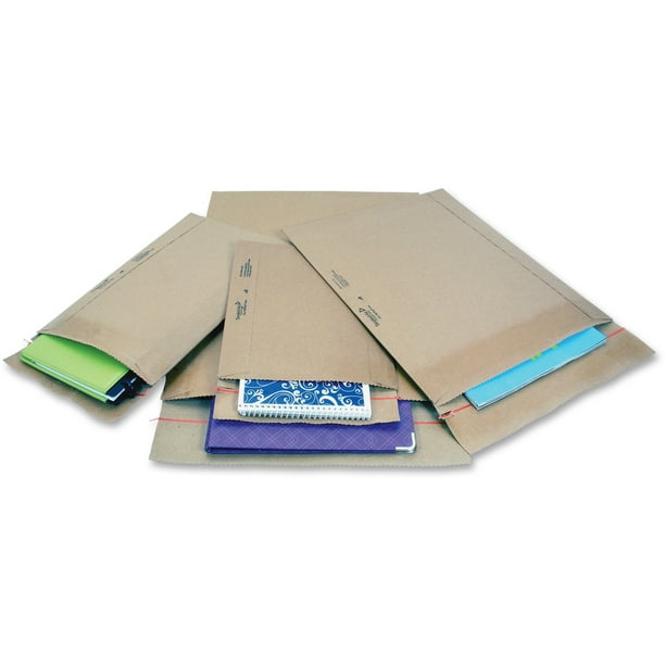 Jiffy Rigi Bag Mailer, #5, Square Flap, Self-Adhesive Closure, 10.5 x 14, Natural Kraft, 150/Carton Jiffy Rigi Bag Mailer, #5, Square Flap, Self-Adhesive Closure, 10.5 x 14, Natural Kraft, 150/Carton
