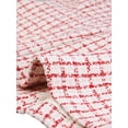 thumbnail image 6 of INSPIRE CHIC Women's Tweed Blazer Stand Collar Cropped Open Front Jacket M Red, 6 of 7