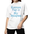 thumbnail image 2 of K-Pop Passion: My Weapon Statement Women's T-shirt, 2 of 3