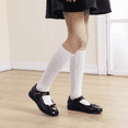 thumbnail image 2 of AUQ 3Pair Kid Socks,Velvet Girls Ankle Socks,Girl Socks,Blue, 2 of 2
