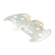 thumbnail image 5 of Chasis de coche robot inteligente, accesorios profesionales y ligeros para coche robot. con agujero para motor 4WD, 5 of 9