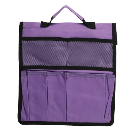 

Garden Tool Storage Bag 600D Oxford Cloth Foldable Portable Gardening Tote with Multiple Pockets for Outdoor Garden Purple
