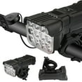 thumbnail image 1 of USB Rechargeable Bike Headlight, LED Digital Display, 5 Lighting Modes, Power Bank Function for Night Cycling Emergency, 1 of 9