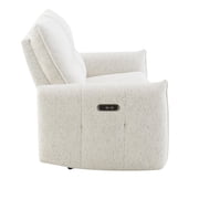ACME Lalisa Power Motion Loveseat w/USB Port in Cream Chenille