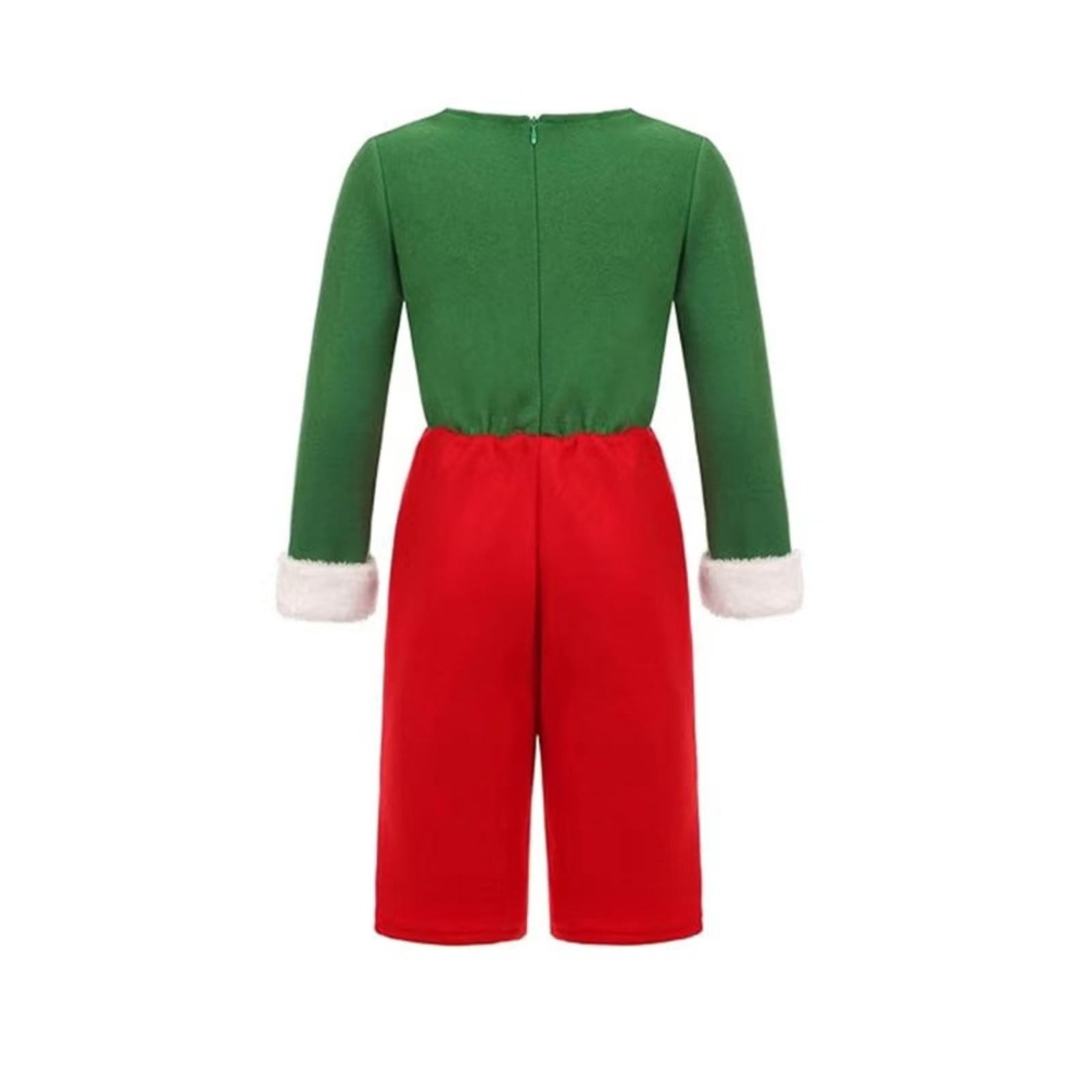 DHFJKG Mens Christmas Elf Dress Up Outfits 2 In 1 Onesies With Hat Striped Socks Shoes 4 Piece Sets Party Wear For Festive Celebrations Cozy Outfit