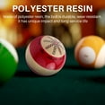 thumbnail image 6 of 1Pcs 57mm White Red Resin Billiards Spot Pool Snooker Practice Training Cue Balls Sports for Beginner, 6 of 9