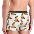 thumbnail image 3 of Goofa German Shepherd Dog Printed Men's Boxer Briefs Underwear, Moisture-Wicking Underwear, Trunk,Soft and Breathable Cotton Underwear-X-Large, 3 of 9