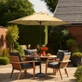 thumbnail image 6 of Four Seasons Courtyard 9 Foot Cambridge Market Umbrella w/Push Button Tilt, 6 of 6