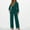 Green, variant on Jumpsuit Women Casual Jumpsuits Loose Fit Belted Dressy Long Sleeve Crewneck Autumn Jumpsuit Long Wide Legs Formal Rompers,Black Women'S Polyester Jumpsuit 2XL