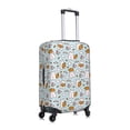 thumbnail image 3 of Balery Luggage Cover Carrot Rabbit Print Suitcase Covers for Luggage Elastic Washable Suitcase Protector Fits 18-32 Inch Luggage-, 3 of 9